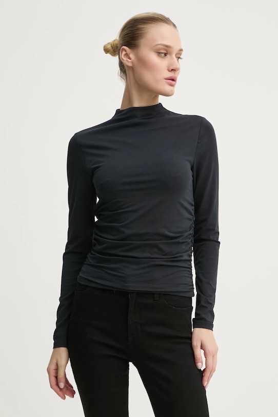 Abercrombie & Fitch longsleeve negru KI139.4795.900