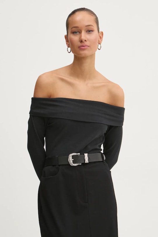 Abercrombie & Fitch longsleeve uni negru KI139.5002.900