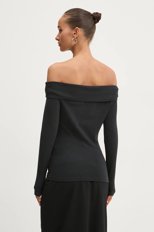 Îmbrăcăminte Abercrombie & Fitch longsleeve KI139.5002.900 negru