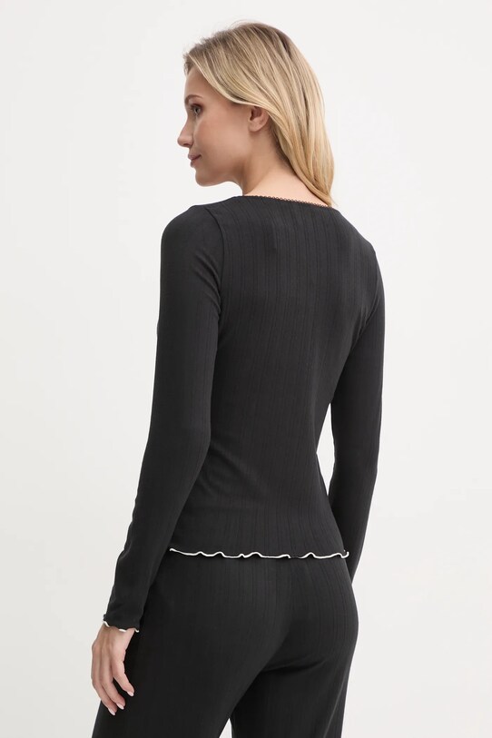 Îmbrăcăminte Abercrombie & Fitch longsleeve de pijama KI146.4045.900 negru