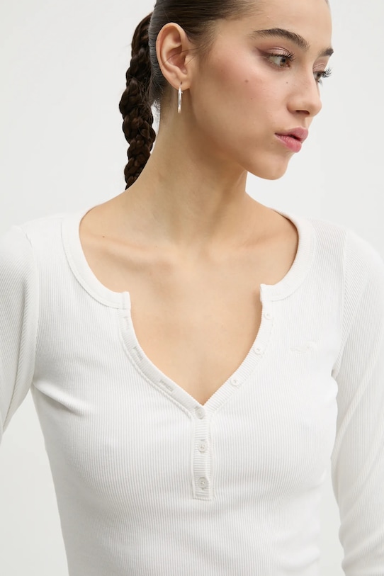 Hollister Co. longsleeve beżowy KI339.3631.101