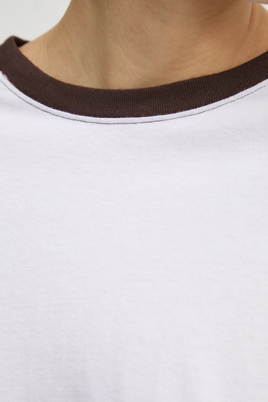 Pamučna majica dugih rukava Hollister Co. KI339.3682.402 bež