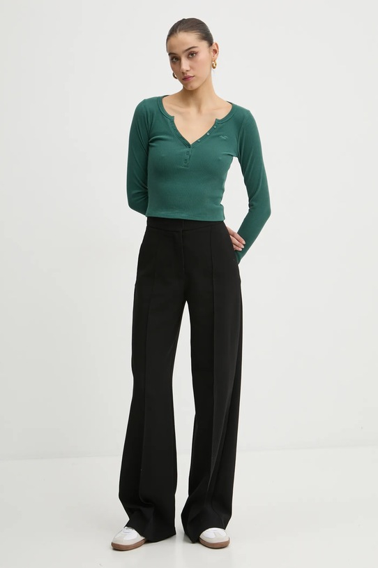 Μακρυμάνικο Hollister Co. KI339.3684.300 πράσινο AW24