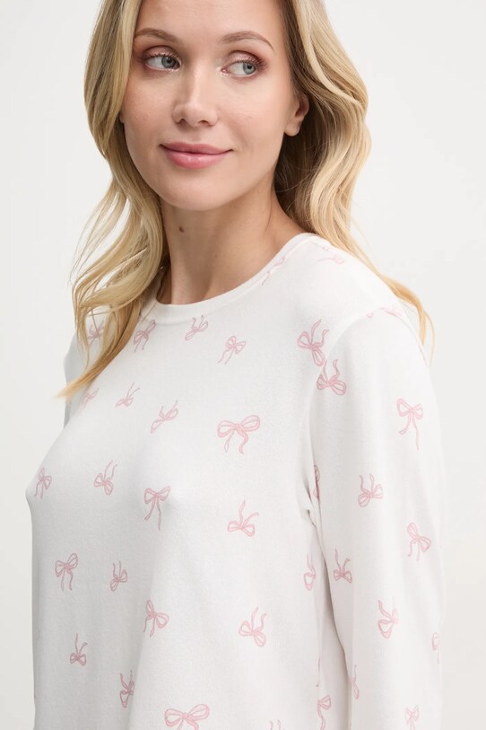 Hollister Co. longsleeve piżamowy beżowy KI346.4038.108