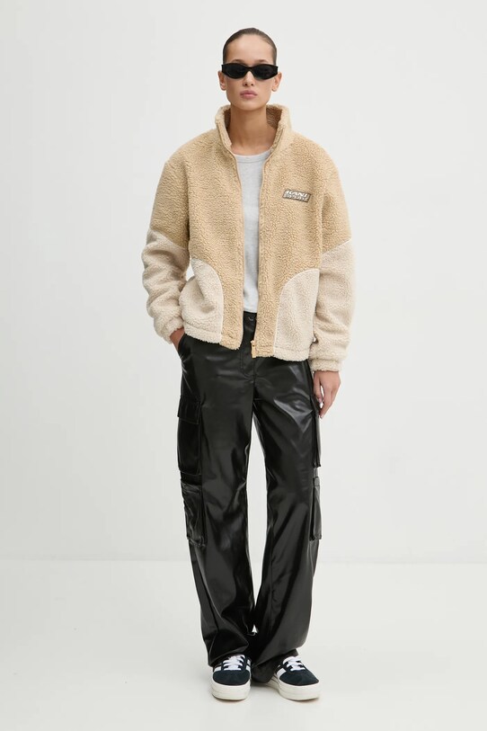 Tričko s dlhým rukávom Abercrombie & Fitch KI139.4756.112 sivá AW24
