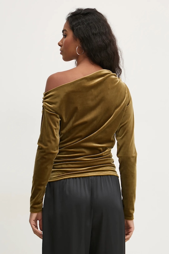 Дрехи Кадифен суичър Abercrombie & Fitch KI139.4785.300 зелен