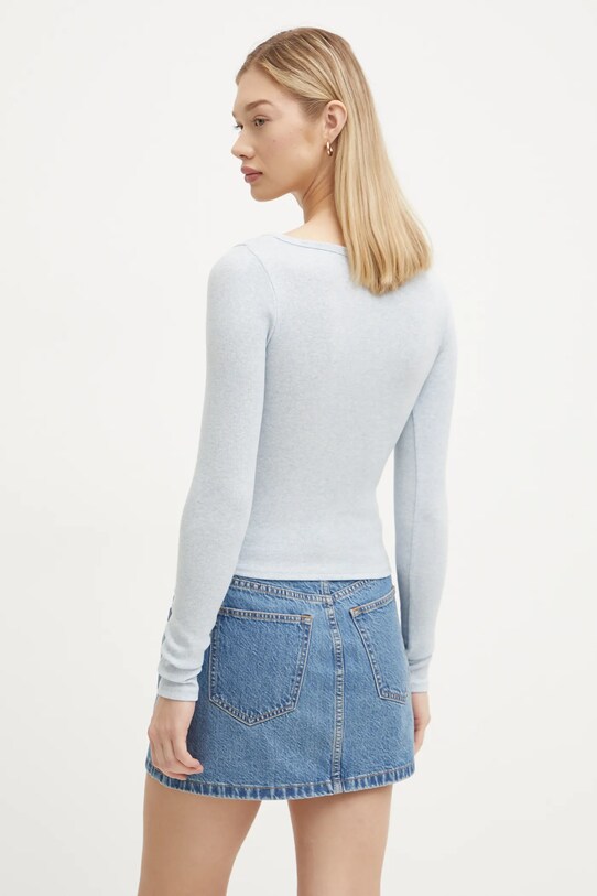 Odzież Hollister Co. longsleeve KI339.3683.210 niebieski