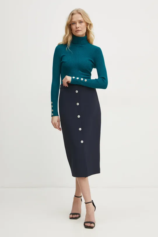 Marciano by Guess pulóver LUNA 4BGR02.5613Z türkiz AW24