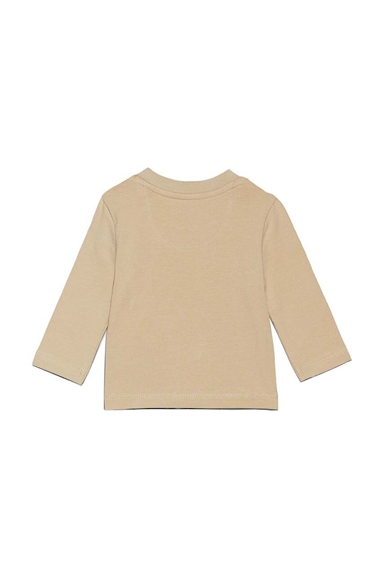 Calvin Klein Jeans longsleeve dziecięcy IN0IN00005.G.9BYH beżowy AW24