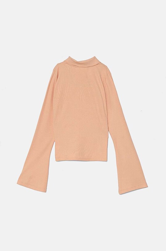 Dětské tričko s dlouhým rukávem Calvin Klein Jeans IG0IG02533.9BYH. oranžová AW24