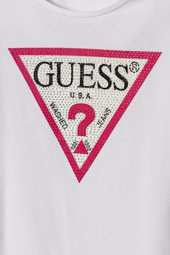 Дівчинка Дитячий лонгслів Guess J2YI50.K6YW1.9BYH білий