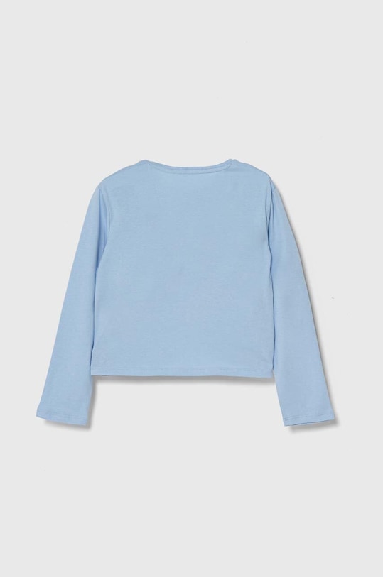Guess longsleeve bawełniany dziecięcy J4YI03.K8HM4.9BYH niebieski AW24