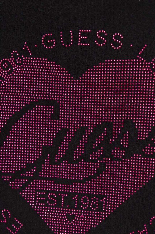 Deklice Otroška dolga majica Guess J4YI18.K6YW4.9BYH črna