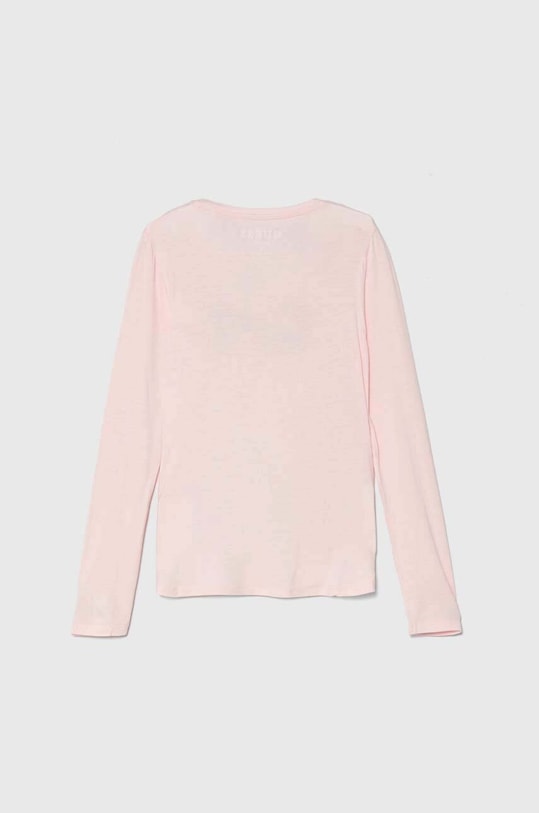 Guess longsleeve dziecięcy J4YI20.KAPO0.9BYH różowy AW24