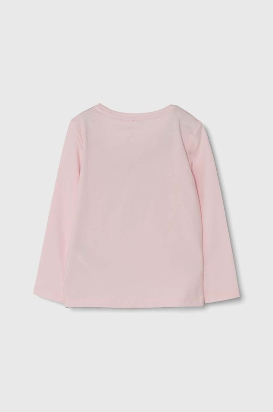 Guess longsleeve dziecięcy K4YI03.K6YW4.9BYH różowy AW24