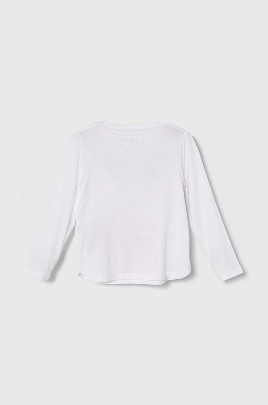 Guess longsleeve dziecięcy K4YI06.KAPO0.9BYH biały AW24