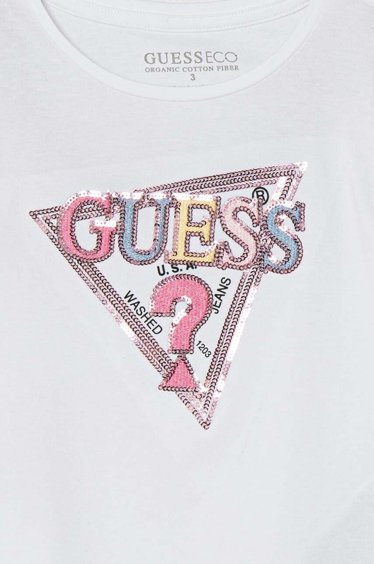 Dziewczynka Guess longsleeve dziecięcy K4YI11.K6YW4.9BYH biały