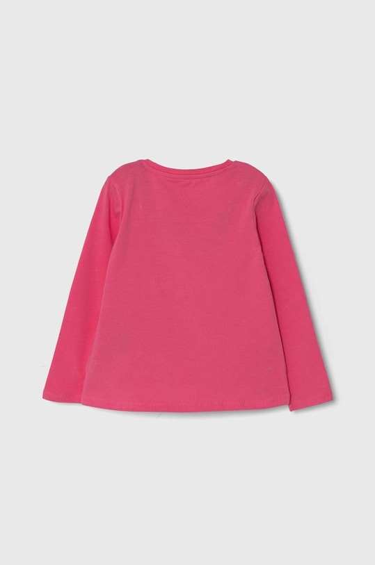 Guess longsleeve dziecięcy K4YI11.K6YW4.9BYH różowy AW24