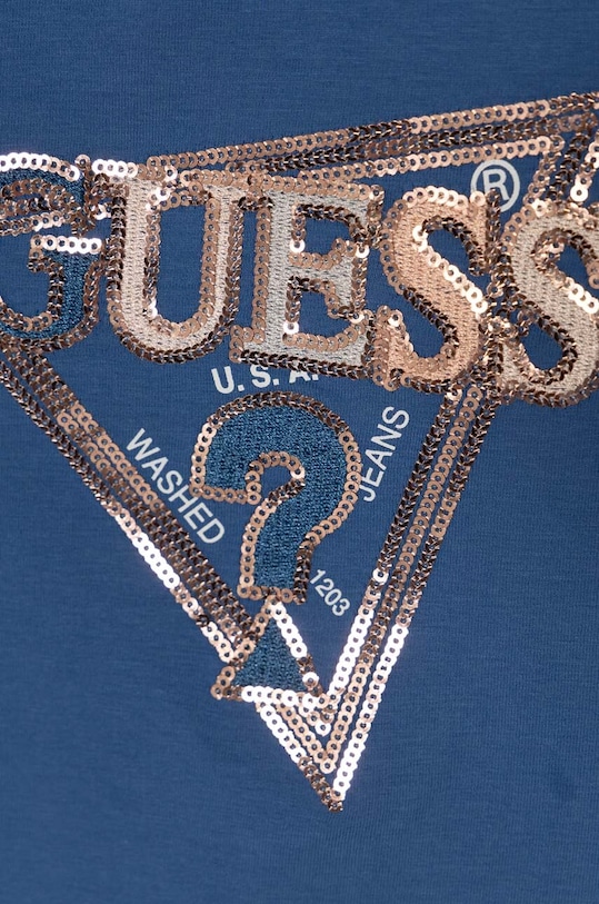 Dziewczynka Guess longsleeve dziecięcy K4YI11.K6YW4.9BYH niebieski