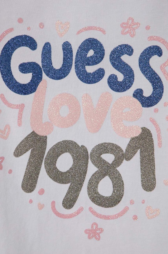 Dziewczynka Guess longsleeve dziecięcy K4YI16.K6YW4.9BYH biały