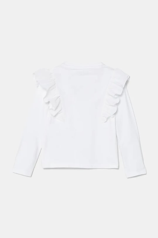 Guess longsleeve dziecięcy K4YI30.K6YW4.9BYH biały AW24