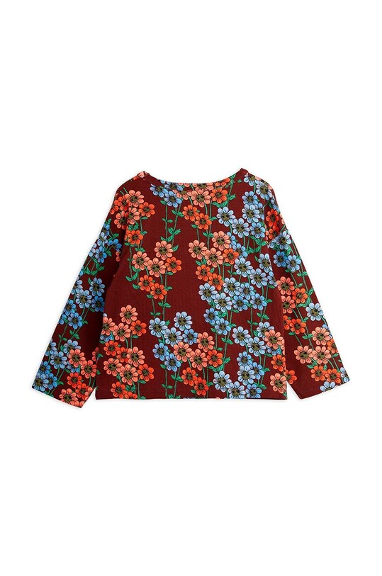 Fete Mini Rodini longsleeve copii Daisys 2472012500 maro