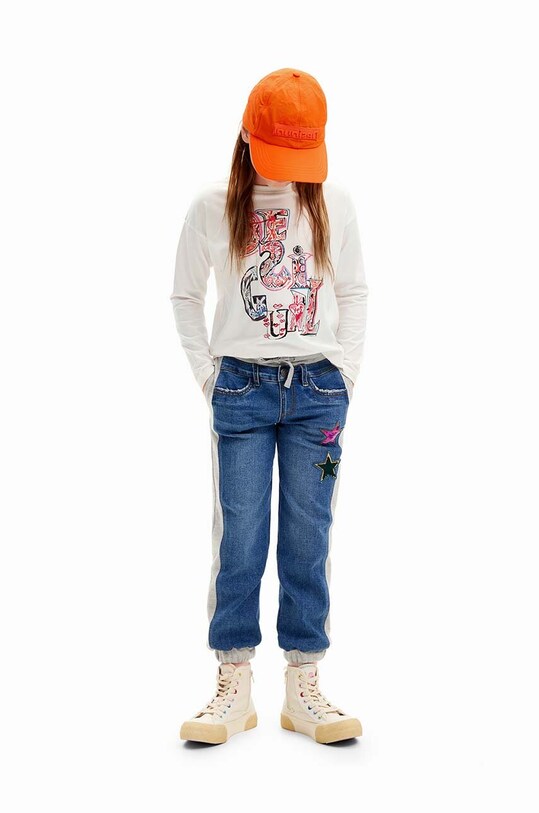 Desigual longsleeve din bumbac pentru copii 24WGTK18