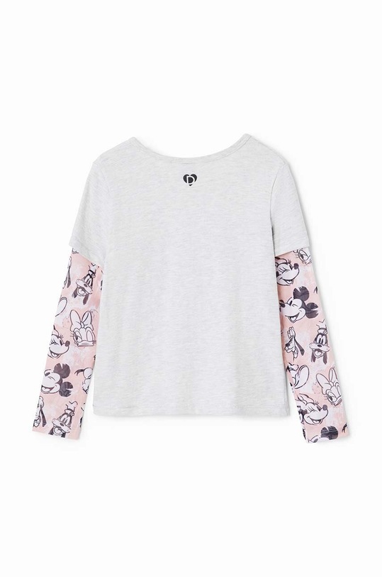 Dziewczynka Desigual longsleeve dziecięcy 24WGTK09 szary