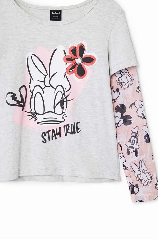 Desigual longsleeve dziecięcy szary 24WGTK09