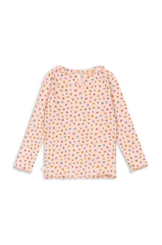 Konges Sløjd longsleeve copii NIA BLOUSE GOTS KS101626 portocaliu AW24