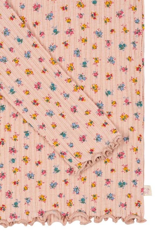 Konges Sløjd longsleeve dziecięcy NIA BLOUSE GOTS KS101626 pomarańczowy