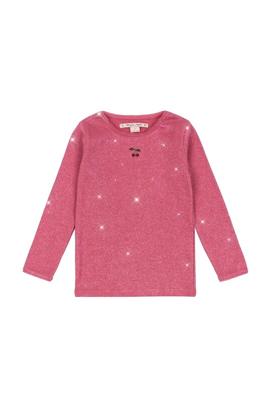 Konges Sløjd longsleeve copii ROLI BLOUSE uni roz KS101653