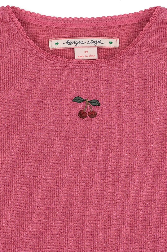 Fete Konges Sløjd longsleeve copii ROLI BLOUSE KS101653 roz