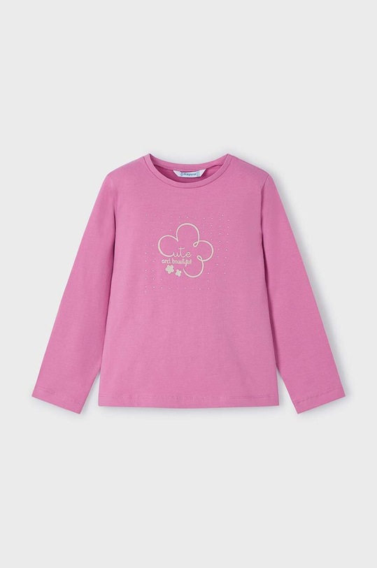 Mayoral gyerek pamut hosszú ujjú felső pamut rózsaszín 178.6E.Mini.9BYH