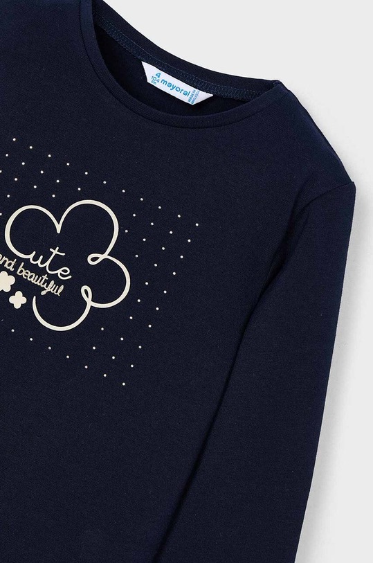 Dječja pamučna majica dugih rukava Mayoral 178.6E.Mini.9BYH mornarsko plava AW24