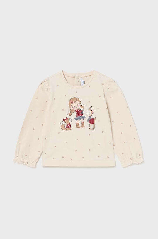 Majica dugih rukava za bebe Mayoral print crvena 2049.4D.Baby.9BYH