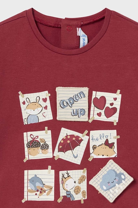 Лонгслив для младенцев Mayoral 2054.4K.Baby.9BYH красный AW24