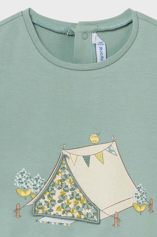 Лонгслів для немовлят Mayoral 2054.4K.Baby.9BYH бірюзовий AW24