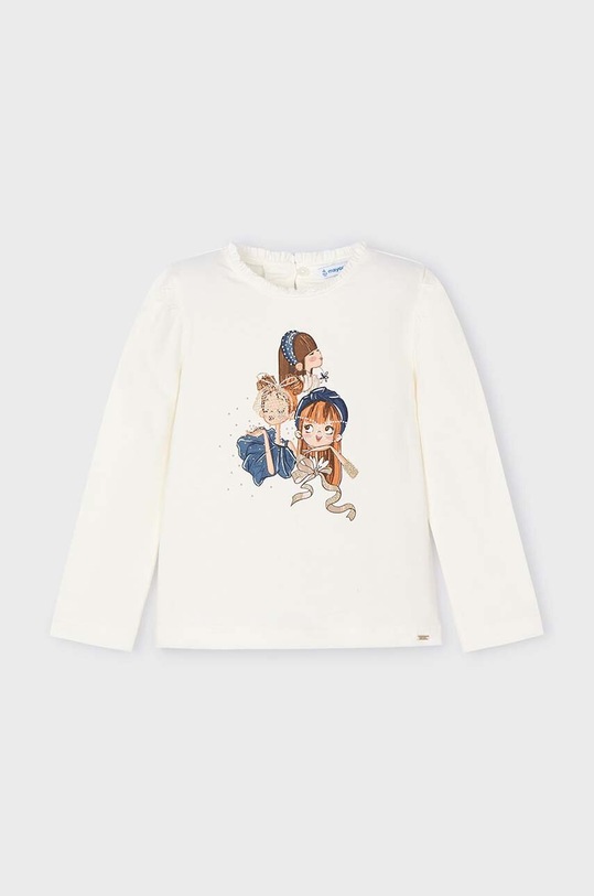 Dětské tričko s dlouhým rukávem Mayoral s elastanem námořnická modř 4065.6B.Mini.9BYH