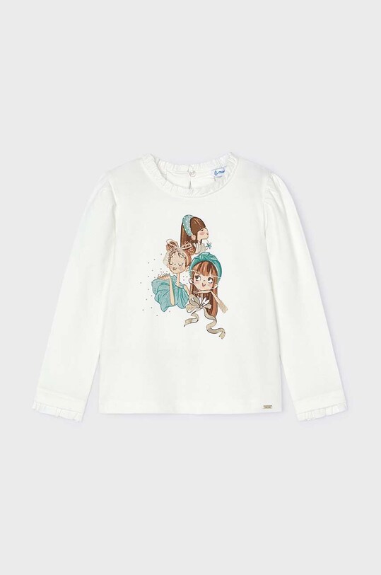 Mayoral longsleeve copii print turcoaz 4065.6B.Mini.9BYH