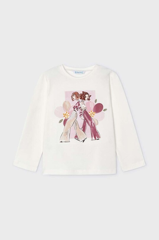 Mayoral longsleeve copii print roz 4067.6C.Mini.9BYH