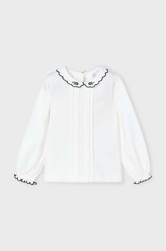 Detská blúzka Mayoral s elastanom tmavomodrá 4116.6C.Mini.9BYH