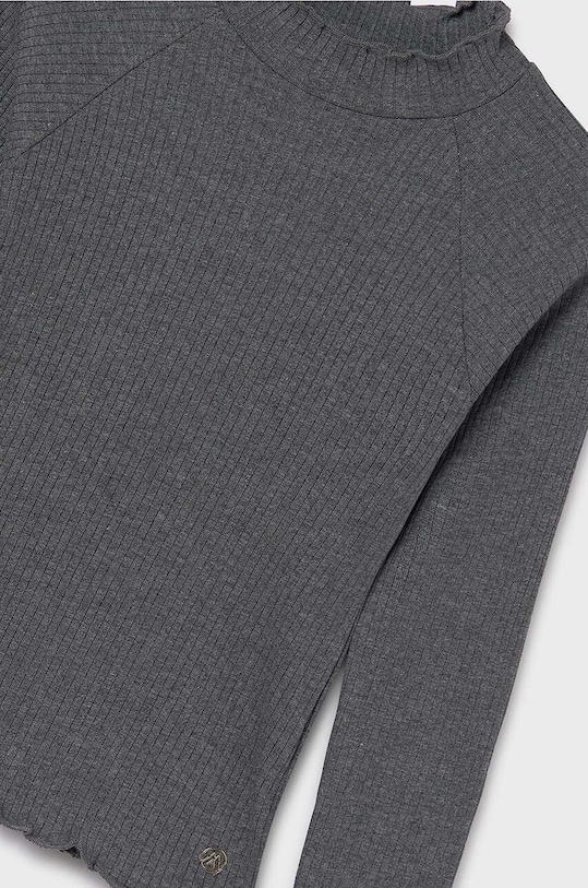 Detské tričko s dlhým rukávom Mayoral 7002.8E.Junior.9BYH sivá AW24