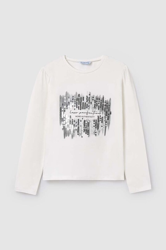 Mayoral longsleeve dziecięcy nadruk szary 7003.8A.Junior.9BYH