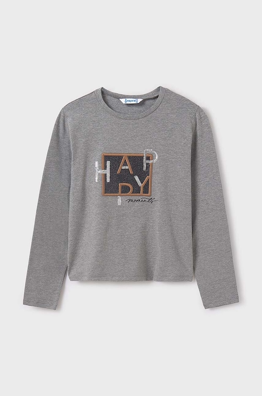 Mayoral longsleeve copii print gri 7004.8F.Junior.9BYH