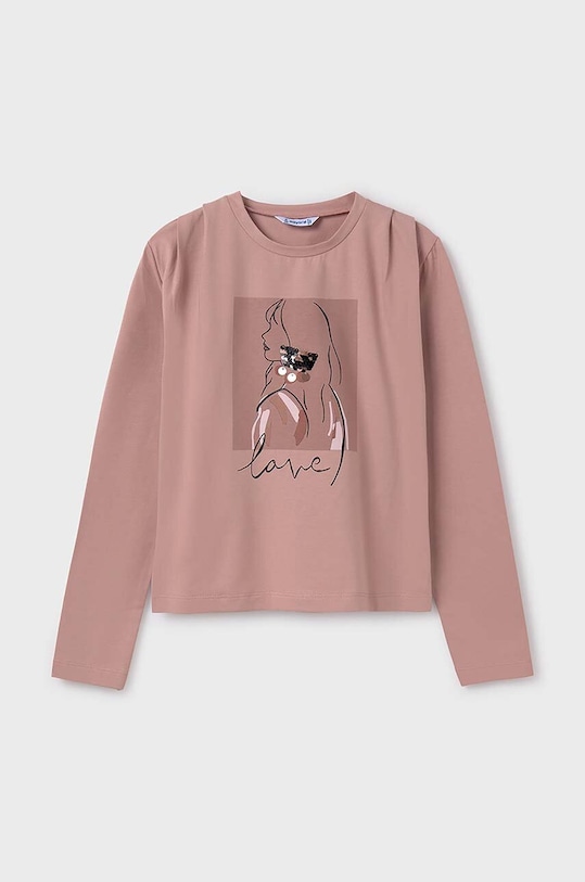 Mayoral longsleeve copii print roz 7005.8A.Junior.9BYH