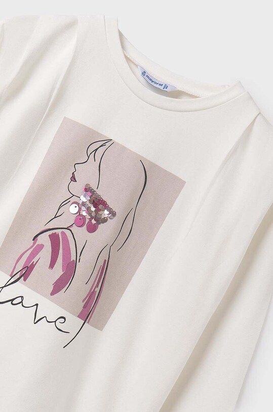 Mayoral longsleeve dziecięcy 7005.8A.Junior.9BYH różowy AW24