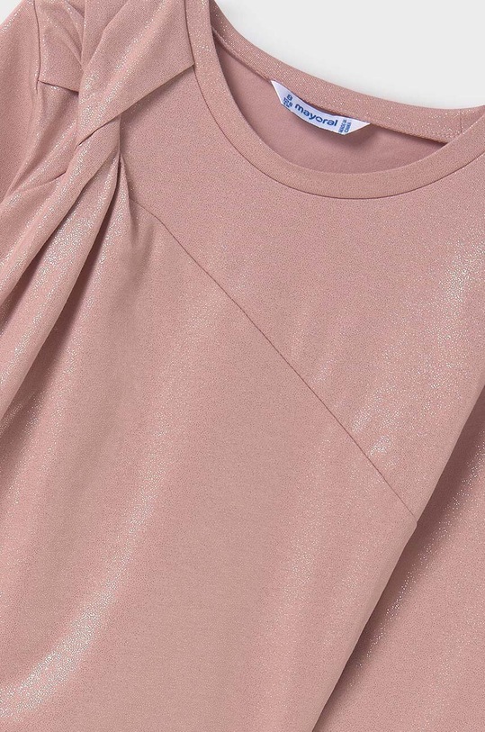 Mayoral longsleeve dziecięcy 7007.8B.Junior.9BYH różowy AW24