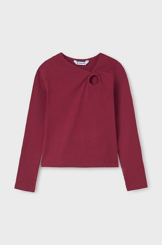 Детский лонгслив Mayoral с эластаном красный 7011.8D.Junior.9BYH
