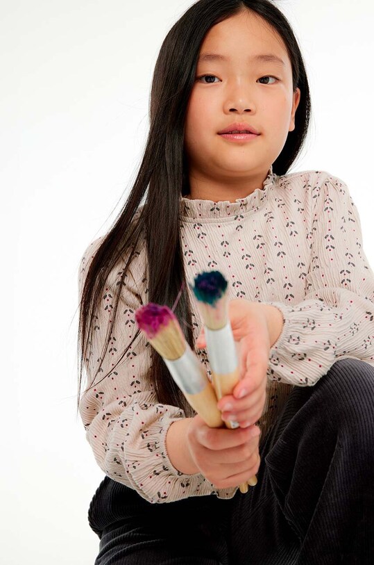 Mayoral longsleeve dziecięcy beżowy 7013.8E.Junior.9BYH